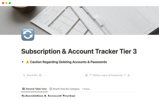 Subscription Tracker